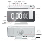 Led Mirror Alarm Clock My Wall Clock